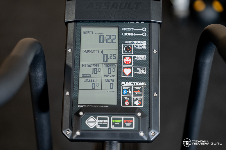 Assault Bike Pro X display