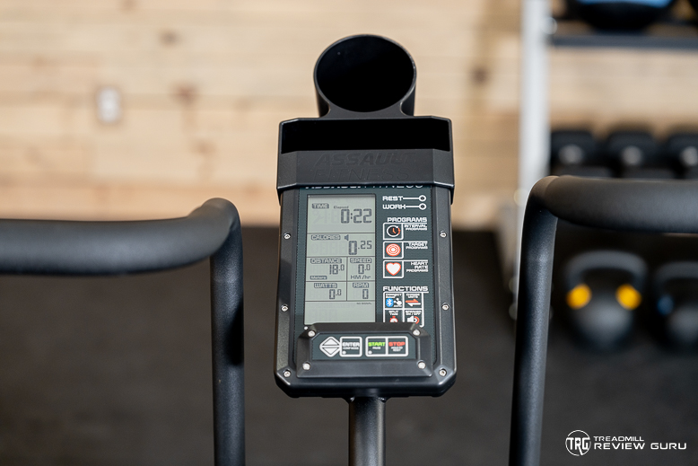 Assault Bike Pro X storage and console