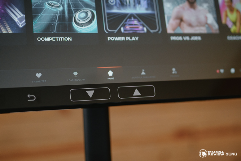 Aviron Fit Bike - console buttons