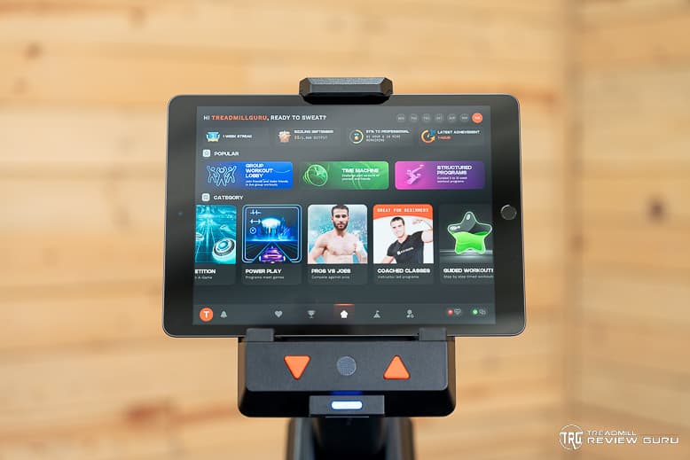 Aviron Strong Go Rower iPad Content