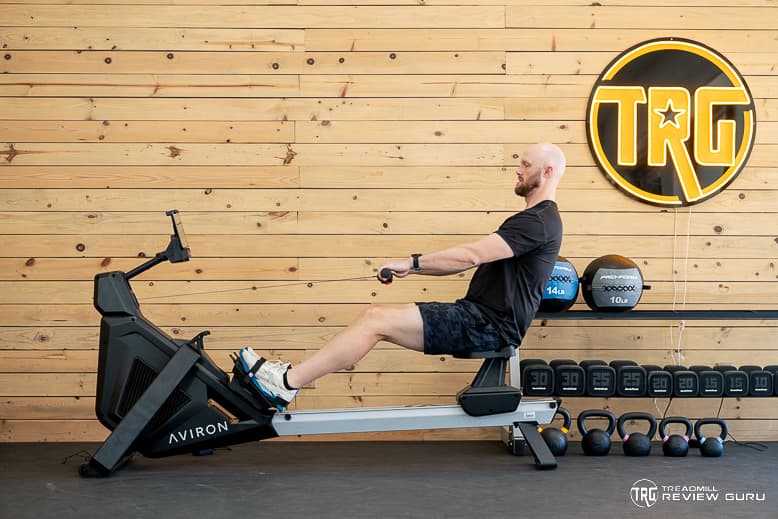 Aviron Strong Go Rower Man Rowing Profile