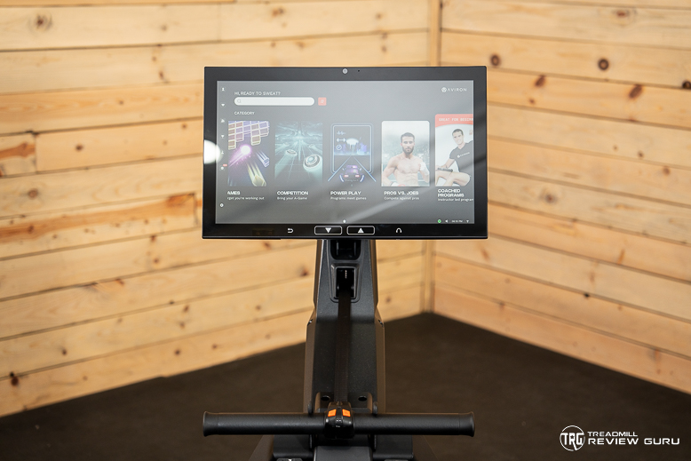 Aviron Strong Rower Console and Screen