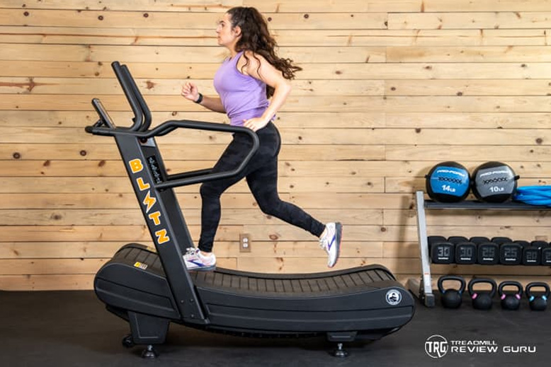 Bells of Steel Blitz Treadmill Woman Running