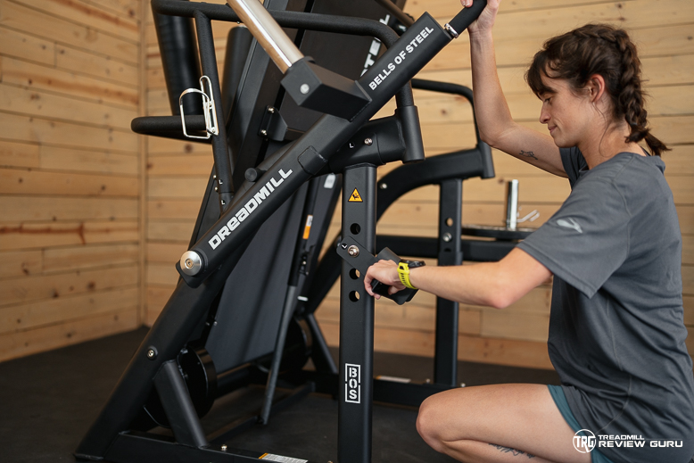 Bells of Steel Dreadmill action arm adjustment