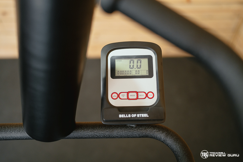 Bells of Steel Dreadmill display console