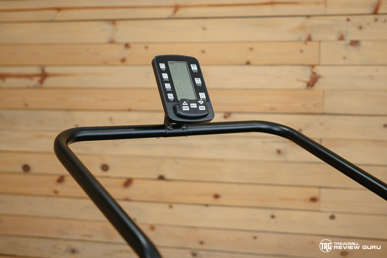 Bells of Steel Wooden Manual Treadmill - console