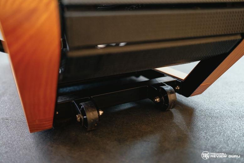 Bells of Steel Wooden Manual Treadmill - wheels