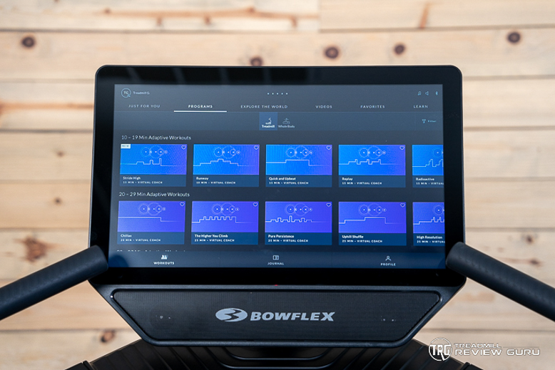 Bowflex Treadmill 10 JRNY Workouts