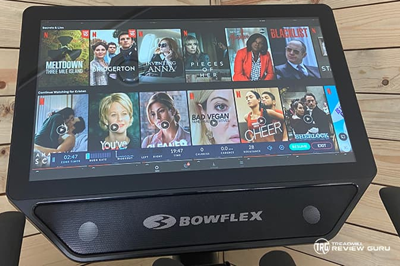 Bowflex Velocore JRNY Netflix