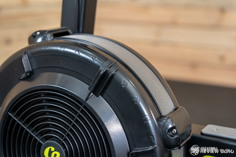 Concept2 BikeERG - fan settings