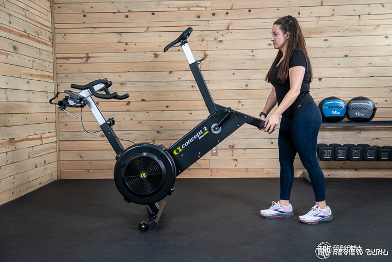 Concept2 BikeERG lifting and moving