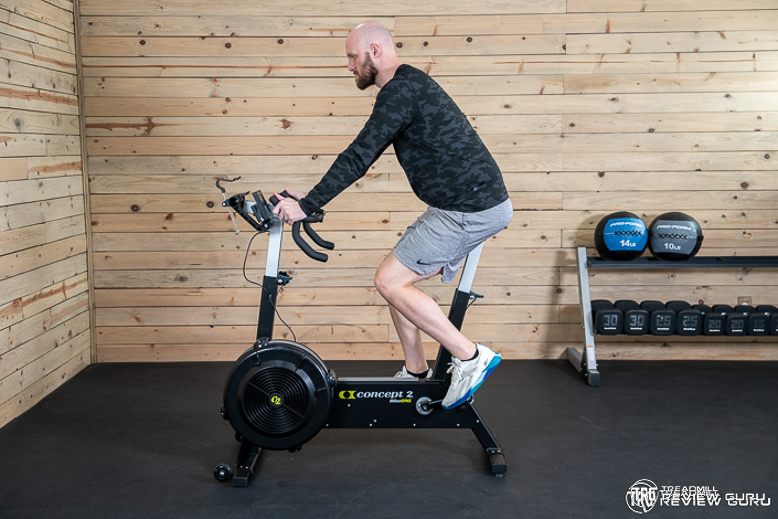 Concept2 BikeERG Man Pedaling