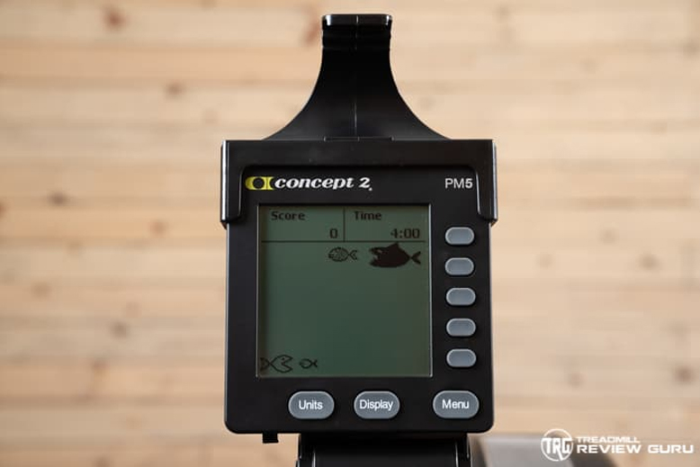 Concept2 RowERG PM5 Fish Game