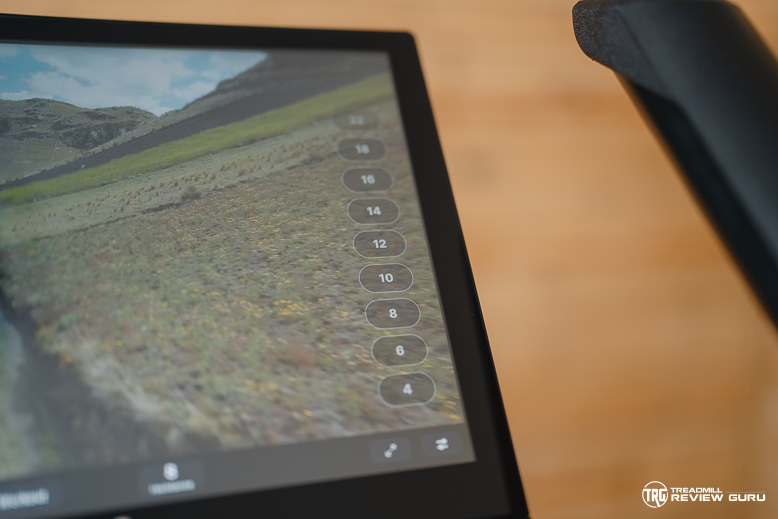 NordicTrack x16 Elliptical - content adjustment