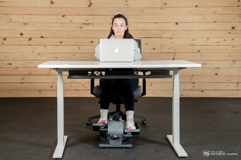 Cubii Total Body Plus Woman Pedaling