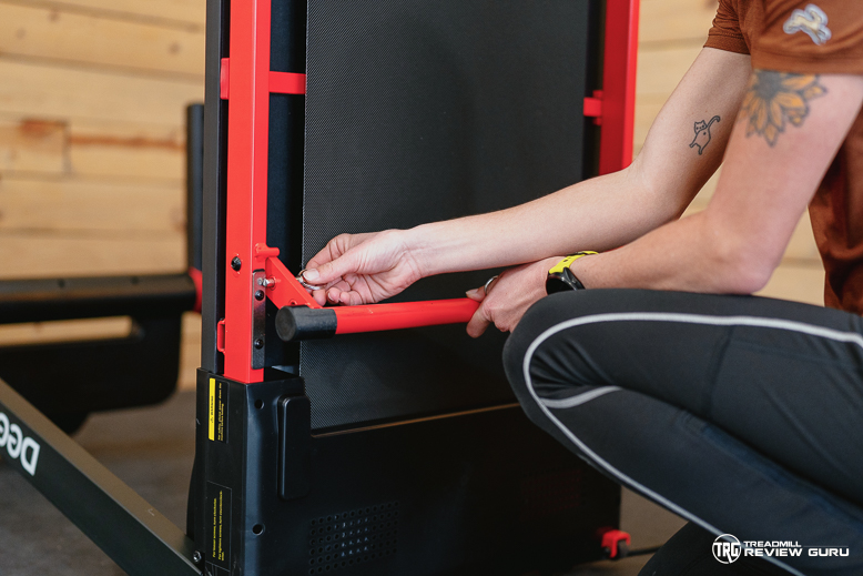 DeerRun A1 Pro incline adjustment