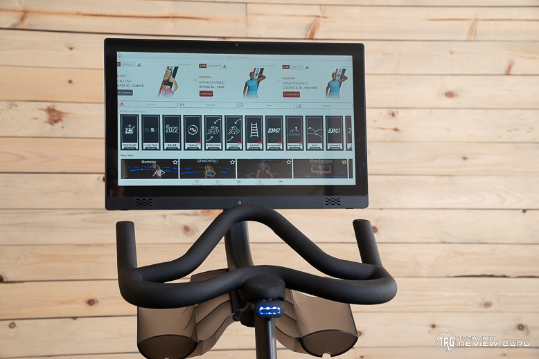Echelon EX-5s-22 content menu