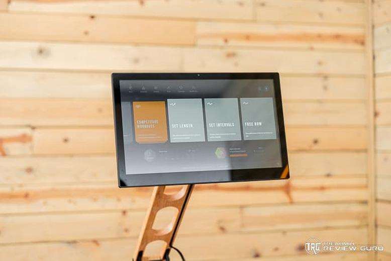 Ergatta Lite Rower content Menu