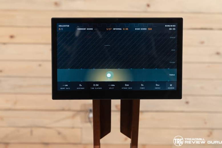 Ergatta Rower Gaming Content