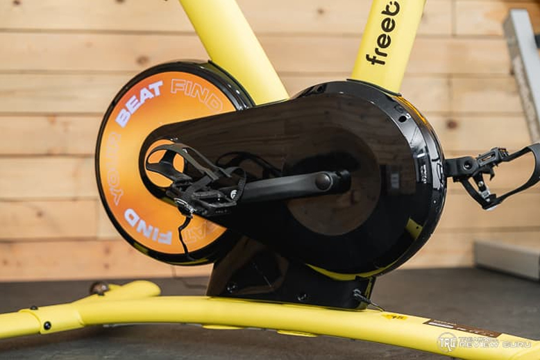 Freebeat Boom Bike flywheel and drive system