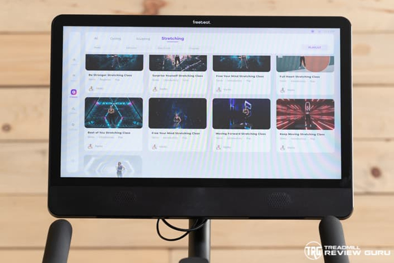 Freebeat Lit Bike content Menu
