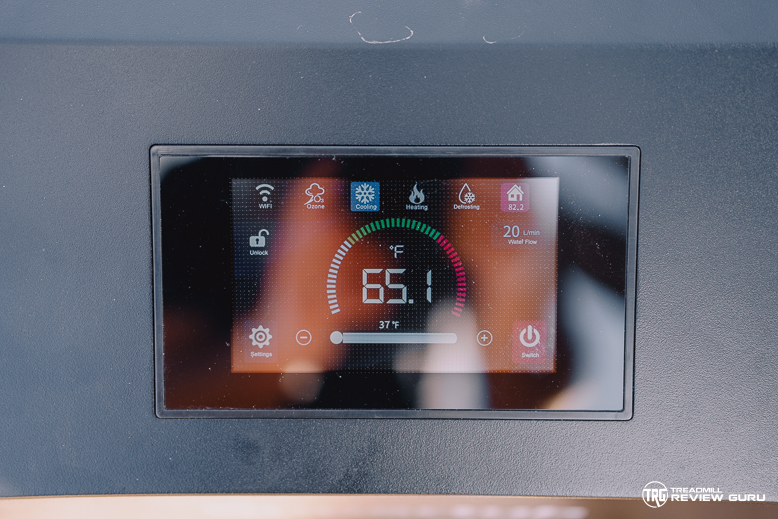 Hydragun SuperTub Chiller Screen