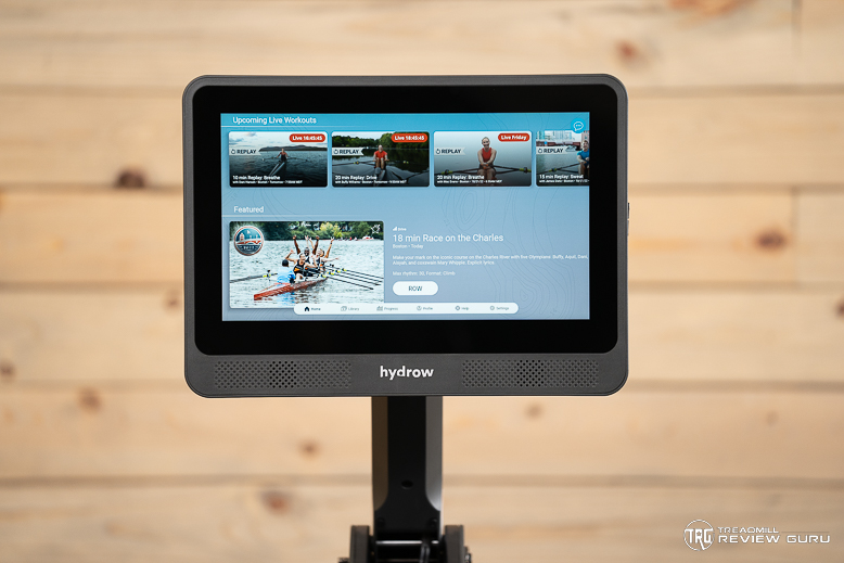 Hydrow Wave Hydrow Menu