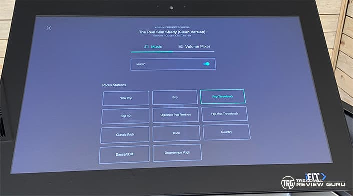 iFit App Music Options