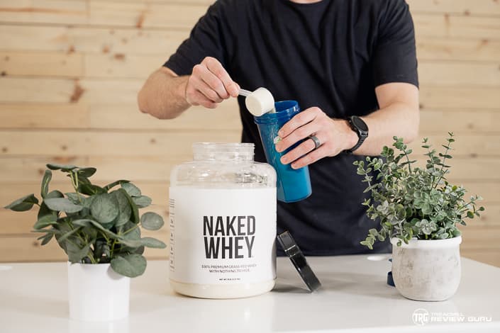 Naked Nutrition Whey Protein Powder Shaker Bottle