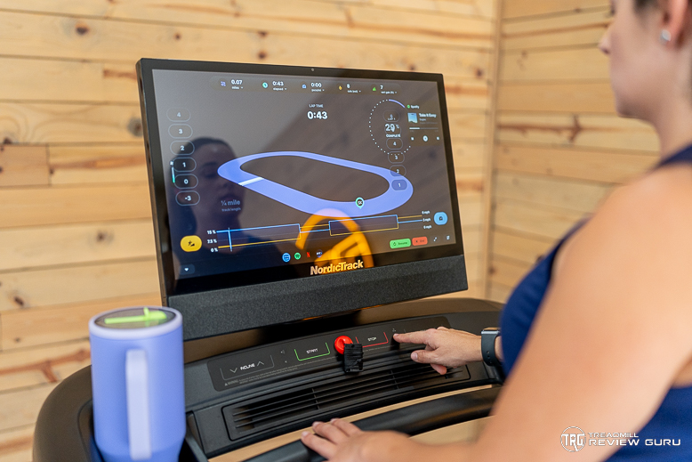 NordicTrack 2450 Manual Workout - Track