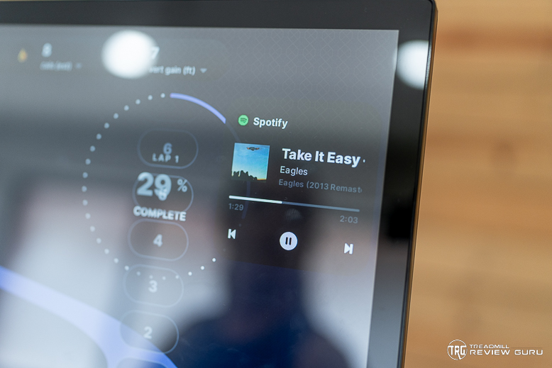 NordicTrack 2450 Spotify Widget