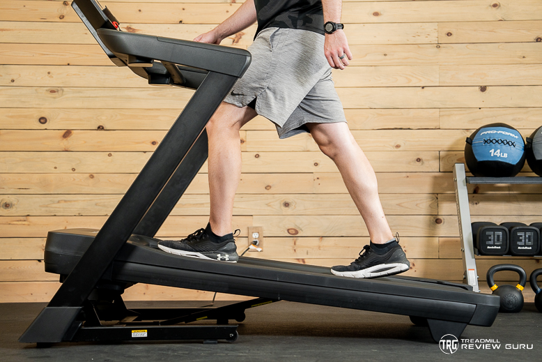 NordicTrack EXP 7i incline walking