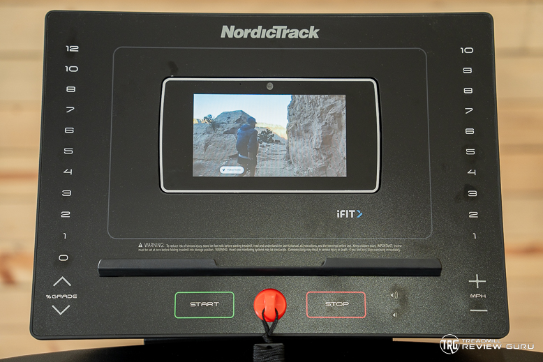 NordicTrack EXP 7i Screen iFIT Workout