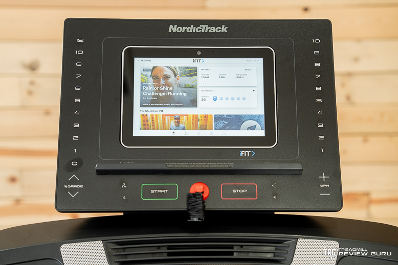NordicTrack EXP10i - console close