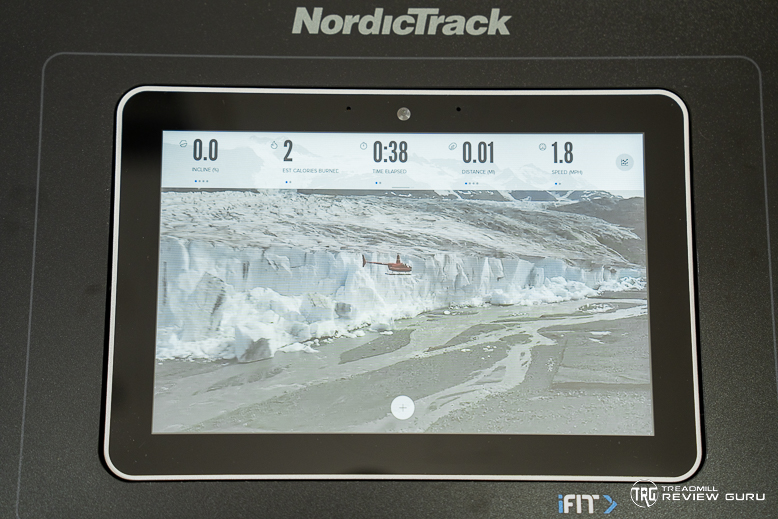 NordicTrack EXP10i - display