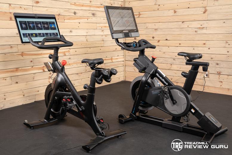 NordicTrack S22i v Peloton Bike Plus Frames