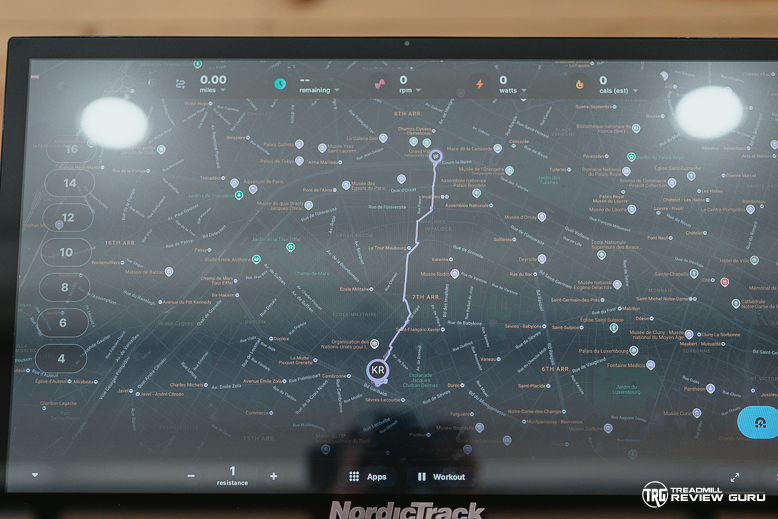 NordicTrack S24 Google Maps