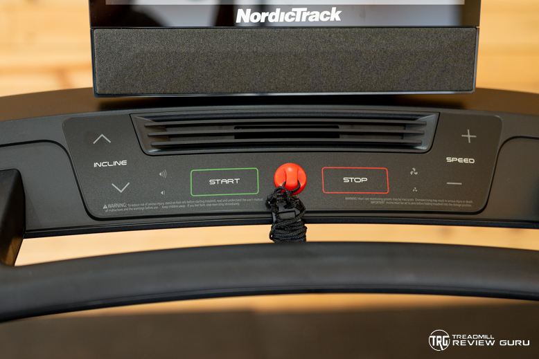 NordicTrack T Series 16 - Dashboard