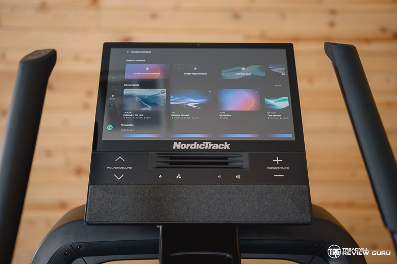 NordicTrack x16 Elliptical - Create Workouts