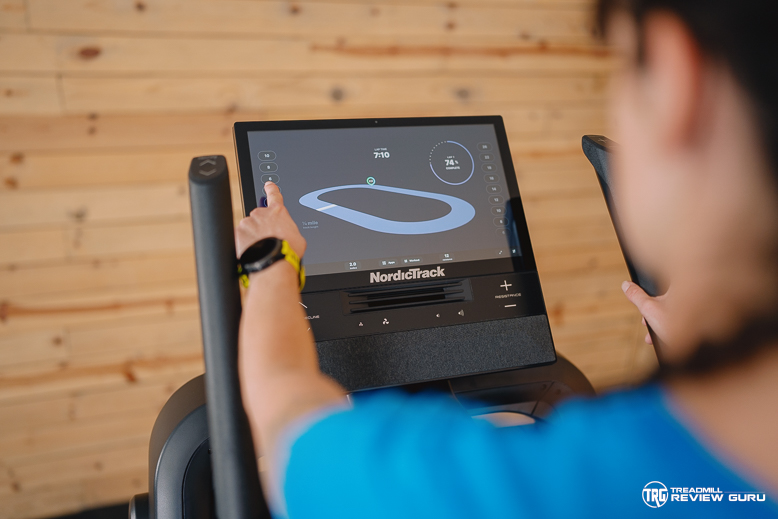 NordicTrack x16 Elliptical - incline and speed adjustments