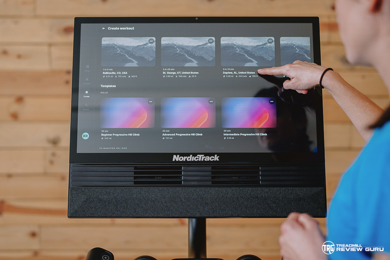 NordicTrack x24 Bike - Create Workouts