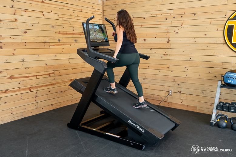 NordicTrack X24 Incline Walking Angle