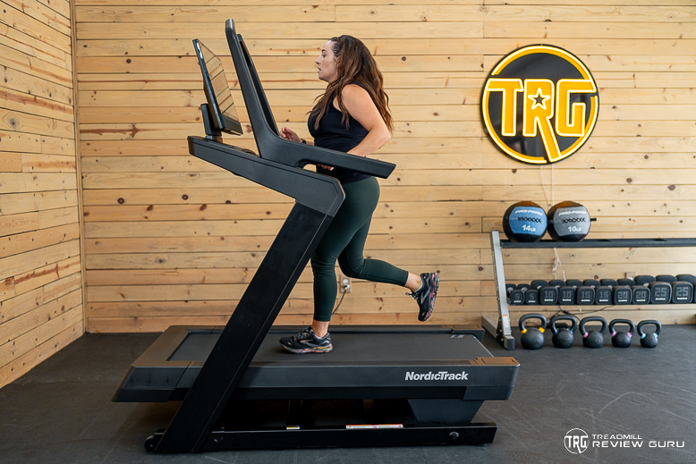 NordicTrack X24 Woman Running