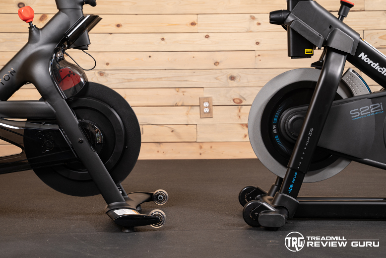 Peloton Bike Plus vs NordicTrack S22i Flywheels