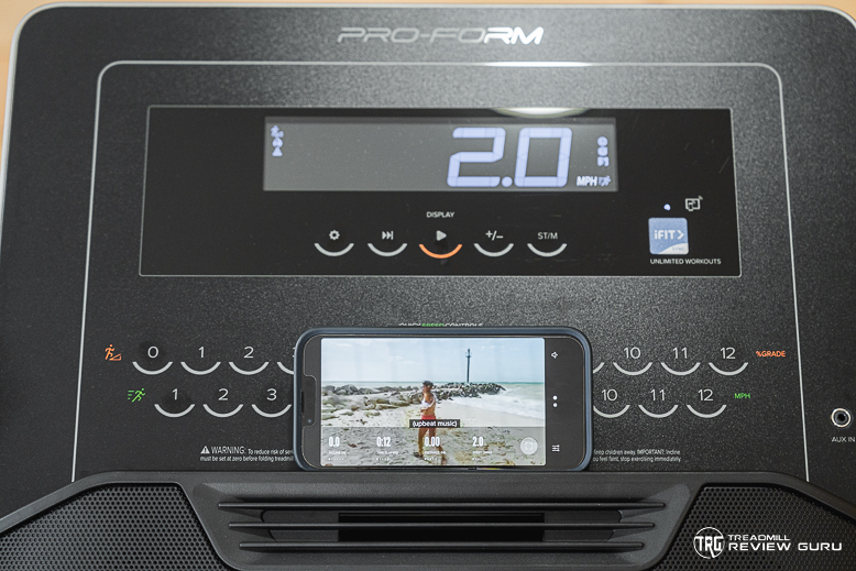 Proform Carbon TLX - phone holder-1