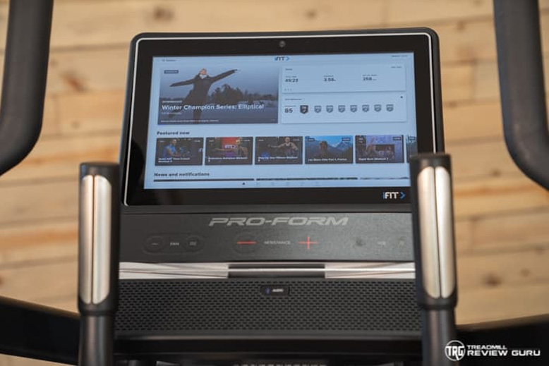 ProForm Pro HIIT H14 iFIT menu