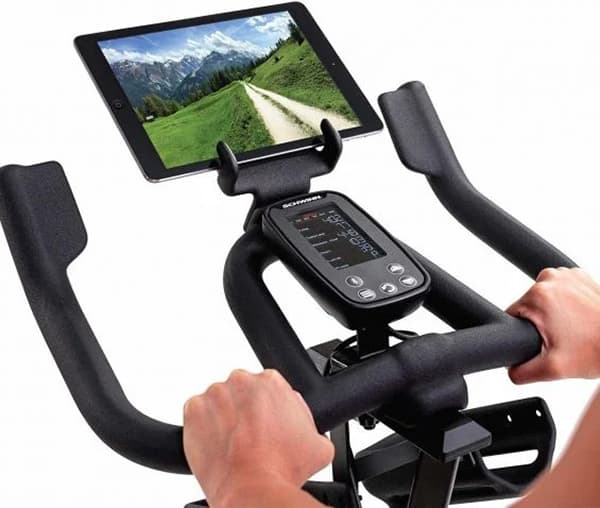 Schwinn IC4 exercise bike console