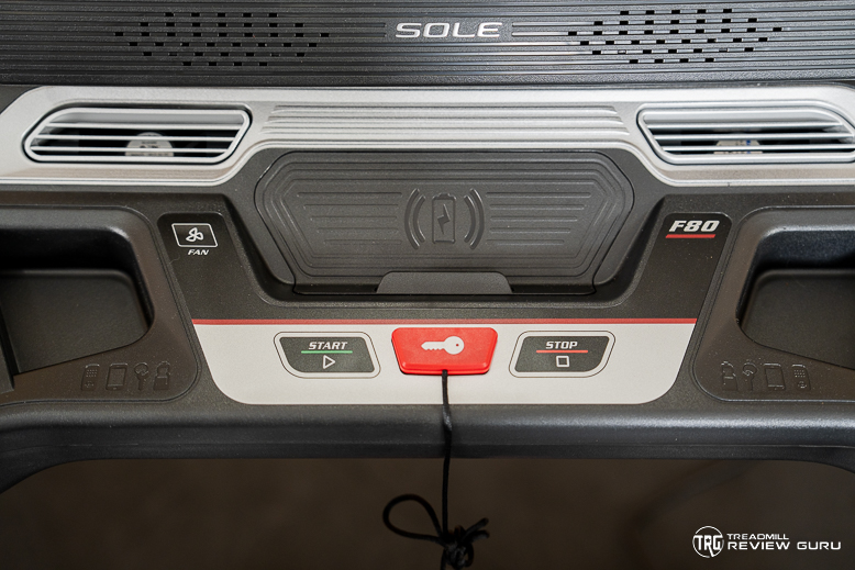 Sole F80 - console buttons
