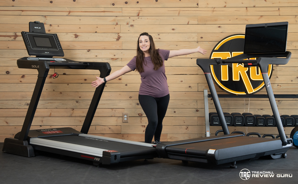 Sole F80 vs Peloton Tread Comparison