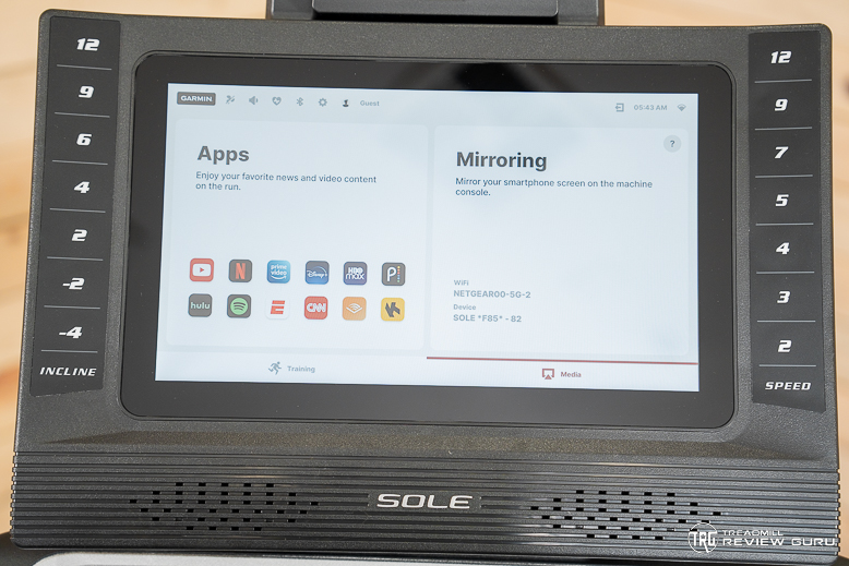 Sole F85 Onboard Apps